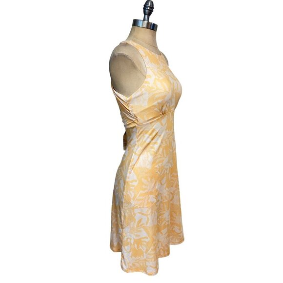 Prana Jewel Lake Summer Dress Sun Kissed Seaside Pockets Built In Bra XS NWT - Picture 4 of 7